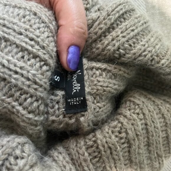 Silvia Novelli Noba Women's Italian Wool Tunic Sweater Made in Italy Size Small - Picture 12 of 14